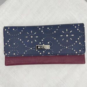 Women's Miche NWT Uptowner Wallet Navy Purple